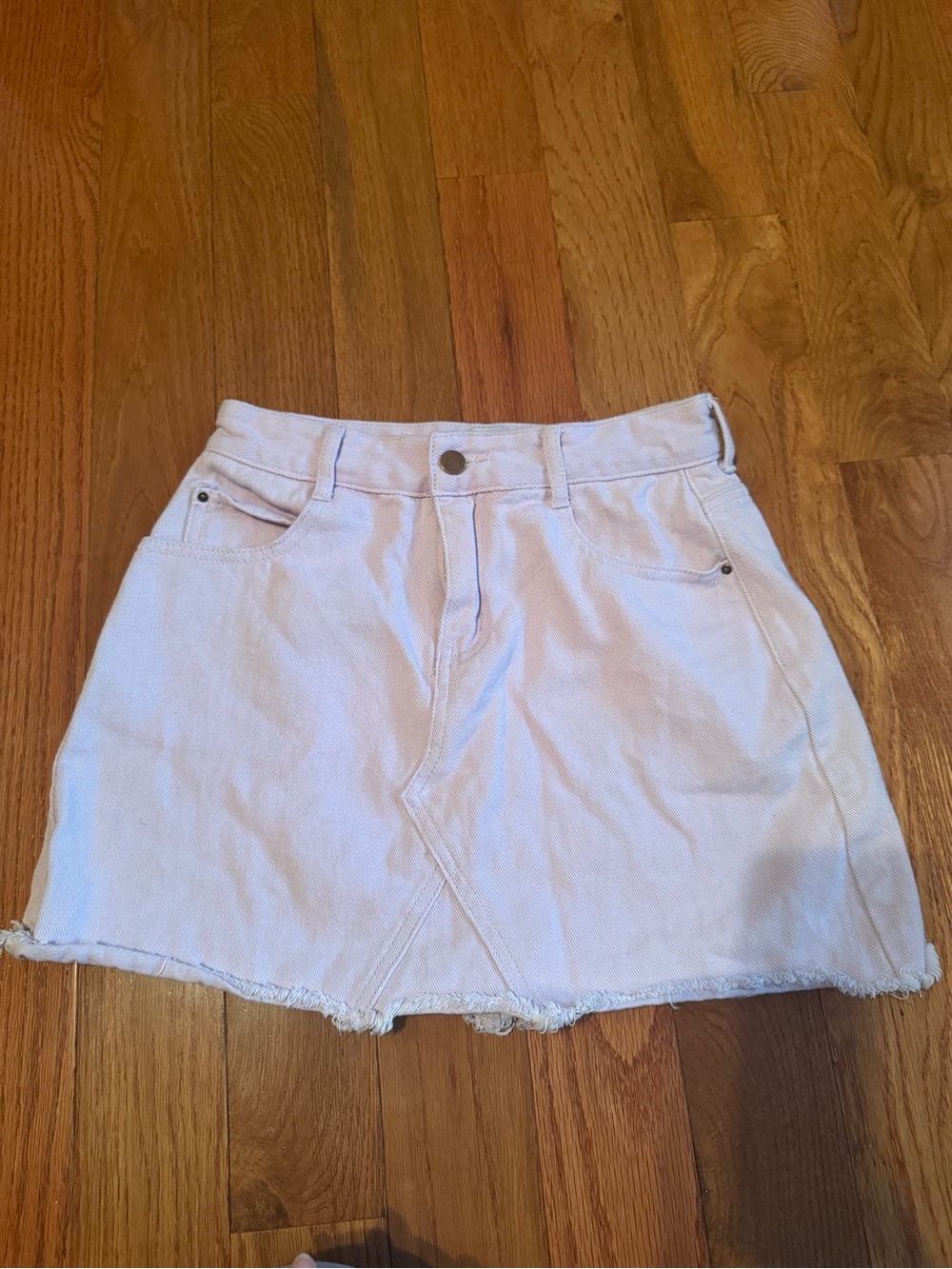 Princess Polly Pastel Lilac Denim Mini Skirt